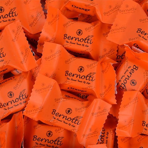شکلات مغزدار پرتقالی برنوتی 1000گرمی